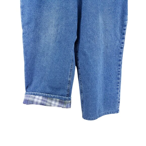 Burry Lane Flannel Lined Jeans Men's Size 42x30 - Picture 3 of 10